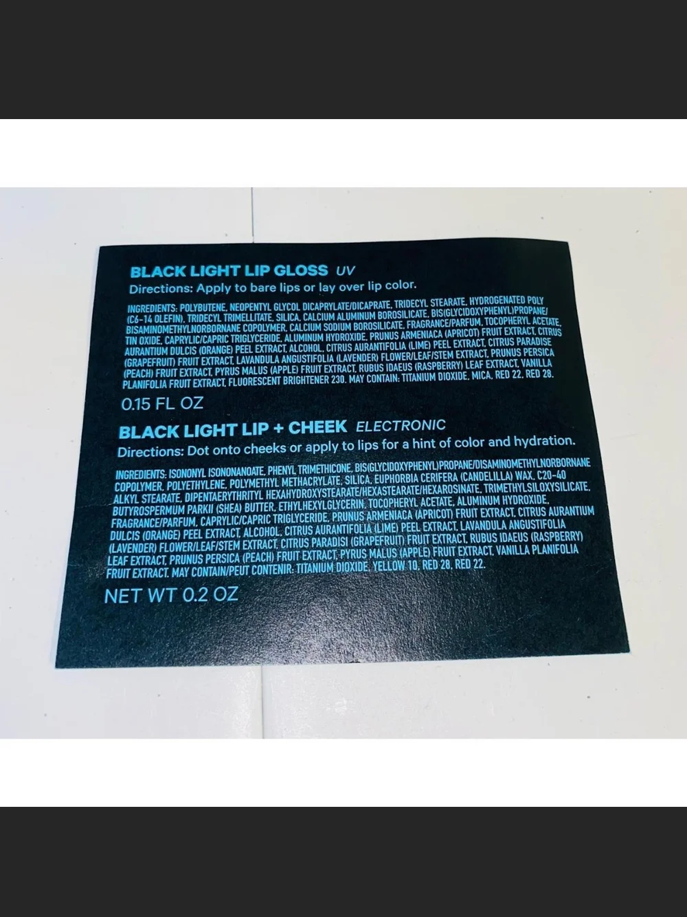 Milk Makeup Black Light Uv Reactive Makeup Set